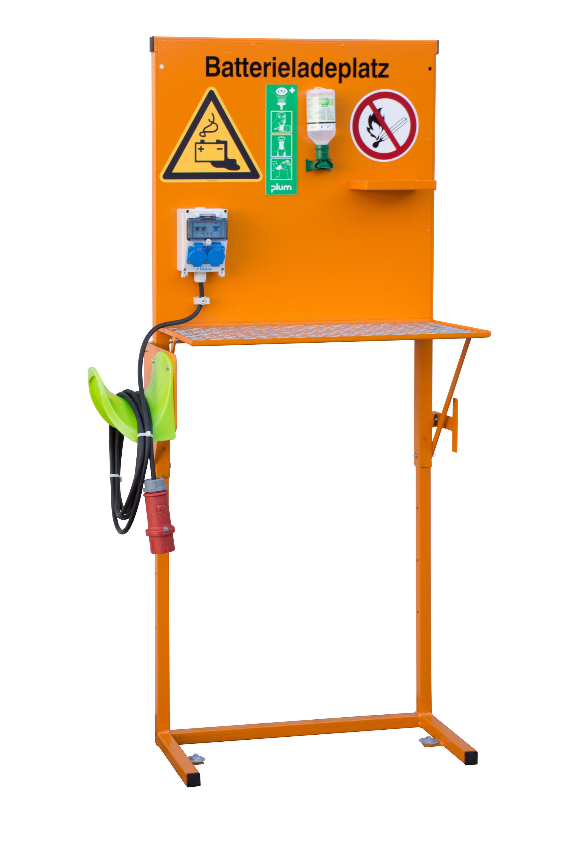 Batterieladeplatz Typ BL RAL 2000 Gelborange